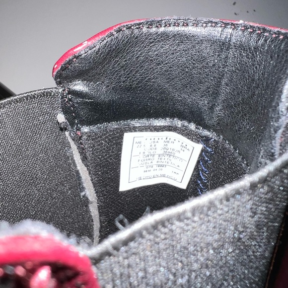 Burgundy Chelsea Chunky Boot! - Picture 5 of 6